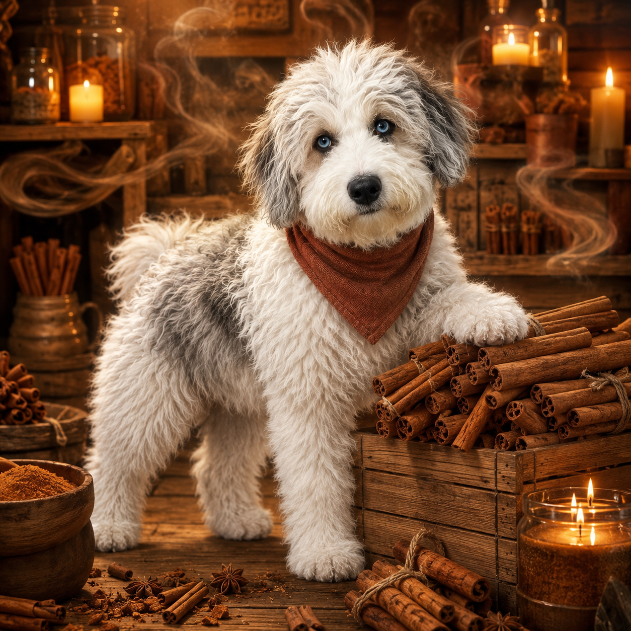 Maxwell with Cinnamon Stick